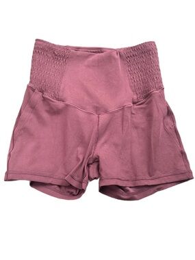 Aerie Offline Real Me High Rise Shorts Medium Chocolate Brown 3” Inseam